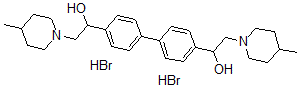 CAS 登录号：36341-97-6， 1-[4-[4-[1-羟基-2-(4-甲基哌啶-1-基)乙基]苯基]苯基]-2-(4-甲基哌啶-1-基)乙醇二氢溴酸盐
