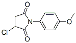 CAS 登录号：36342-13-9， 3-氯-1-(4-甲氧基苯基)吡咯烷-2,5-二酮