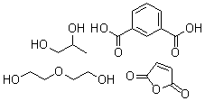 CAS#: 36346-15-3, 1,3-Benzenedicarboxylic Acid, Polymer With 2,5-Furandione, 2,2-Oxybisethanol And 1,2-Propanediol