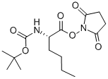 CAS 登录号：36360-61-9， (S)-[1-[[(2,5-二氧代-1-吡咯烷基)氧基]羰基]戊基]-氨基甲酸叔丁酯