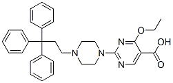 CAS 登录号：36371-61-6， [4-乙氧基-2-[4-[3,3,3-三(苯基)丙基]哌嗪-1-基]嘧啶-5-基]甲酸酯
