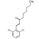 CAS#: 36383-94-5, 1-(2,6-Dichlorophenyl)-1-Nonen-3-One