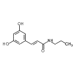 CAS#: 364326-93-2, (2E)-3-(3,5-Dihydroxyphenyl)-N-Propylacrylamide