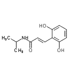 CAS#: 364327-54-8, (2E)-3-(2,6-Dihydroxyphenyl)-N-Isopropylacrylamide