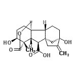 CAS#: 36434-14-7, (1R,2R,5S,8S,9S,10S,11S,17S)-5,17-Dihydroxy-11-Methyl-6-Methylene-12-Oxo-13-Oxapentacyclo[9.3.3.1<Sup>5,8</Sup>.0<Sup>1,10</Sup>.0<Sup>2,8</Sup>]Octadecane-9-Carboxylic Acid