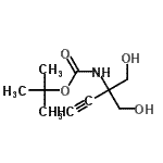 CAS#: 364631-69-6, 2-Methyl-2-Propanyl [1-Hydroxy-2-(Hydroxymethyl)-3-Butyn-2-Yl]Carbamate