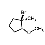 CAS#: 364750-25-4, (1R,2R)-1-Bromo-2-Methoxy-1-Methylcyclopentane