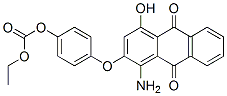 CAS#: 36490-27-4, [4-(1-Amino-4-Hydroxy-9,10-Dioxoanthracen-2-Yl)Oxyphenyl] Ethyl Carbonate