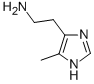 CAS 登录号：36507-31-0， 2-(5-甲基-1H-咪唑-4-基)乙胺二盐酸盐