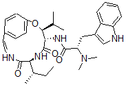 CAS#: 36535-97-4, (2S)-N-[(3S,4S,7S,10Z)-7-[(2S)-Butan-2-Yl]-5,8-Dioxo-3-Propan-2-Yl-2-Oxa-6,9-Diazabicyclo[10.2.2]Hexadeca-1(15),10,12(16),13-Tetraen-4-Yl]-2-Dimethylamino-3-(1H-Indol-3-Yl)Propanamide