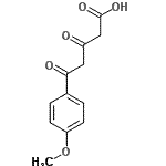 CAS 登录号：36568-15-7， 5-(4-甲氧基苯基)-3,5-二氧代戊烷酸