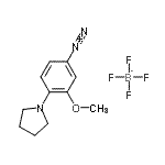 CAS 登录号：36576-70-2， 3-甲氧基-4-(1-吡咯烷基)偶氮苯四氟硼酸酯
