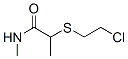 CAS 登录号：36585-14-5， 2-(2-氯乙基硫基)-N-甲基丙酰胺