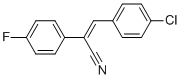 CAS#: 366-21-2, (2Z)-3-(4-Chlorophenyl)-2-(4-fluorophenyl)acrylonitrile