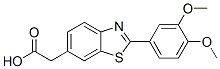 CAS#: 36782-53-3, 2-[2-(3,4-Dimethoxyphenyl)-1,3-Benzothiazol-6-Yl]Acetic Acid