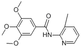 CAS 登录号：36845-03-1， 3,4,5-三甲氧基-N-(3-甲基吡啶-2-基)苯甲酰胺