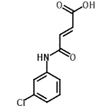 CAS 登录号：36847-88-8， (2E)-4-[(3-氯苯基)氨基]-4-氧代-2-丁烯酸