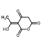 CAS#: 368876-55-5, (3Z)-3-(1-Hydroxyethylidene)-2H-Pyran-2,4,6(3H,5H)-Trione