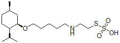 CAS#: 36892-51-0, (1R,2R,4R)-4-Methyl-1-Propan-2-Yl-2-[5-(2-Sulfosulfanylethylamino)Pentoxy]Cyclohexane