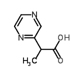CAS#: 36932-80-6, 2-(2-Pyrazinyl)Propanoic Acid