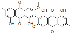 CAS#: 36942-61-7, 2-(1,8-Dihydroxy-3-Methoxy-6-Methyl-9,10-Dioxoanthracen-2-Yl)-1,8-Dihydroxy-3-Methoxy-6-Methylanthracene-9,10-Dione