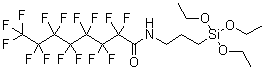 CAS 登录号：37043-12-2， N-(3-三乙氧基硅烷基丙基)全氟辛酰胺