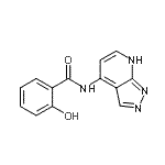 CAS#: 370589-10-9, 2-Hydroxy-N-(1H-Pyrazolo[3,4-b]Pyridin-4-Yl)Benzamide