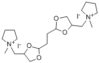 CAS 登录号：37069-07-1， 5-(二碘甲基)-5-[2-[5-(二碘甲基)-3,6-二氧杂双环[2.1.1]己烷-5-基]乙基]-3,6-二氧杂双环[2.1.1]己烷e;吡咯烷-1-鎓