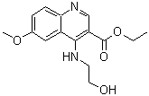 CAS 登录号：370841-36-4， 4-[(2-羟基乙基)氨基]-6-甲氧基-3-喹啉羧酸乙酯