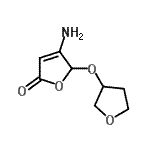 CAS 登录号：370876-96-3， 4-氨基-5-(四氢-3-呋喃基氧基)-2(5H)-呋喃酮