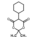 CAS#: 3709-28-2, 5-Cyclohexyl-2,2-Dimethyl-1,3-Dioxane-4,6-Dione