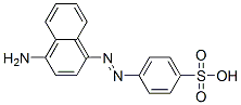 CAS 登录号：3713-23-3， 4-(4-氨基萘并醛烯-1-基)偶氮苯磺酸
