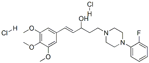 CAS#: 37151-52-3, (E)-5-[4-(2-Fluorophenyl)Piperazin-1-Yl]-1-(3,4,5-Trimethoxyphenyl)Pent-1-En-3-Ol Dihydrochloride