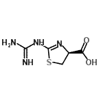 CAS#: 37168-71-1, (4S)-2-Carbamimidamido-4,5-dihydro-1,3-thiazole-4-carboxylic acid