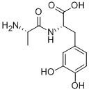 CAS#: 37181-64-9, (2S)-2-[[(2S)-2-Aminopropanoyl]Amino]-3-(3,4-Dihydroxyphenyl)Propanoic Acid