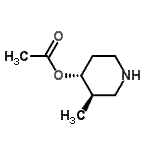 CAS#: 373603-72-6, (3R,4R)-3-Methyl-4-Piperidinyl Acetate