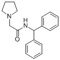 CAS 登录号：37390-27-5， N-[二(苯基)甲基]-2-吡咯烷-1-基乙酰胺