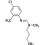 CAS#: 37407-77-5, N-Butyl-N'-(4-chloro-2-methylphenyl)-N-methylimidoformamide