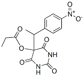 CAS 登录号：37431-54-2， [5-[1-(4-硝基苯基)乙基]-2,4,6-三氧代-1,3-二嗪农-5-基]丙酸酯