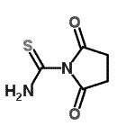 CAS#: 37454-84-5, 2,5-Dioxo-1-Pyrrolidinecarbothioamide
