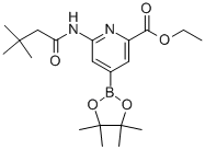 CAS 登录号：374671-12-2， 2-N-叔丁氧羰基-氨基-6-乙氧羰基吡啶-4-硼酸频哪醇酯