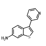 CAS 登录号：374754-24-2， 3-(3-吡啶基)-1-苯并噻吩-6-胺