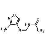 CAS#: 374768-83-9, N-{(E)-[(4-Amino-1,2,5-Oxadiazol-3-Yl)Amino]Methylene}Acetamide
