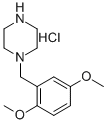 CAS 登录号：374897-99-1， 1-(2,5-二甲氧基苄基)哌嗪盐酸盐
