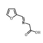CAS 登录号：375365-51-8， 2-(2-呋喃基亚甲基氨基)乙酸