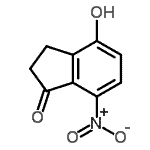 CAS#: 375825-58-4, 4-Hydroxy-7-Nitro-1-Indanone