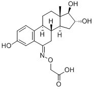 CAS#: 37654-41-4, 2-[[(13S,16R,17R)-3,16,17-Trihydroxy-13-Methyl-8,9,11,12,14,15,16,17-Octahydro-7H-Cyclopenta[a]Phenanthren-6-Ylidene]Amino]Oxyacetic Acid