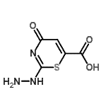 CAS#: 376616-17-0, 2-Hydrazino-4-Oxo-4H-1,3-Thiazine-6-Carboxylic Acid
