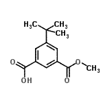 CAS#: 377731-29-8, 3-(Methoxycarbonyl)-5-(2-Methyl-2-Propanyl)Benzoic Acid