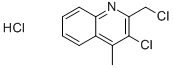 CAS 登录号：37781-33-2， 3-氯-2-(氯甲基)-4-甲基喹啉盐酸盐